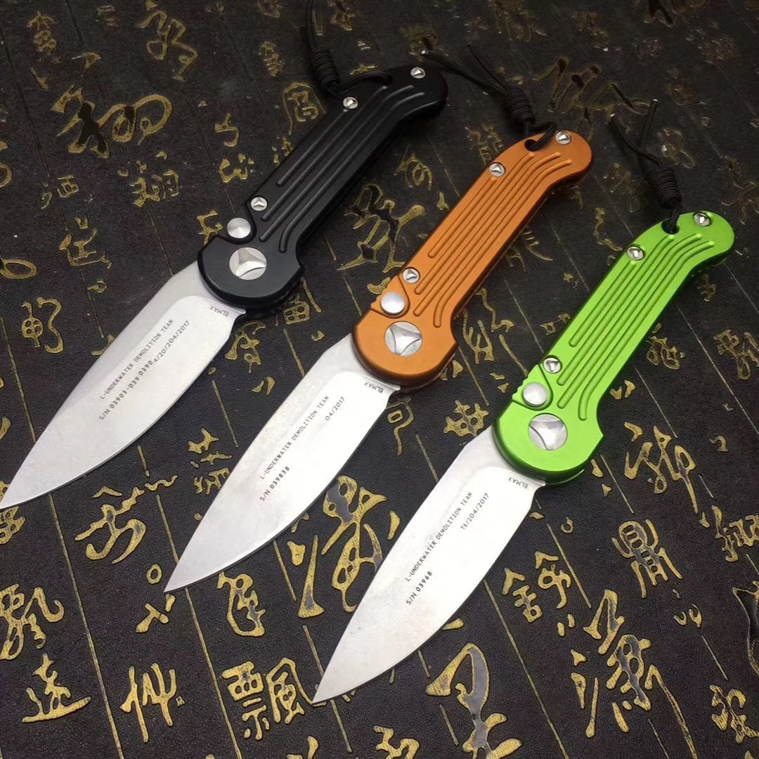 LUDT 135 Automatic Folding knife D2 blade 6061-T6 Aluminum handle outdoor camping hunting Pocket EDC Auto Tactical Knives
LUDT 135 Automatic Folding knife D2 blade 6061-T6 Aluminum handle outdoor camping hunting Pocket EDC Auto Tactical Knives