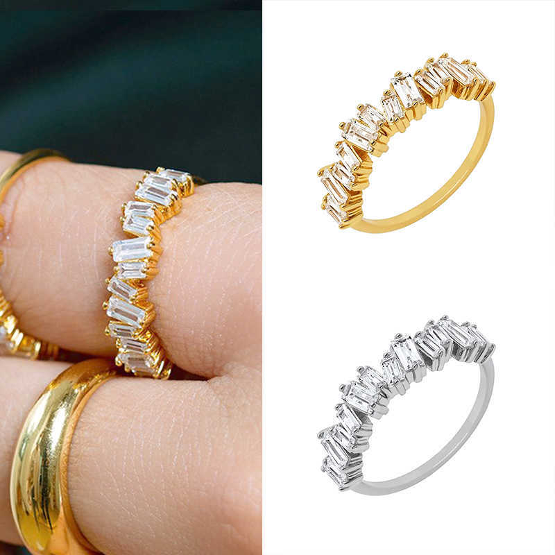 Band Rings 24k Gold-Plated/Silver Fashion Exquisite Crystal Ring for Women Luxury Women Wedding Luxury European Rock Punk Fashion Jewelry G230213
Band Rings 24k Gold-Plated/Silver Fashion Exquisite Crystal Ring for Women Luxury Women Wedding Luxury European Rock Punk Fashion Jewelry G230213