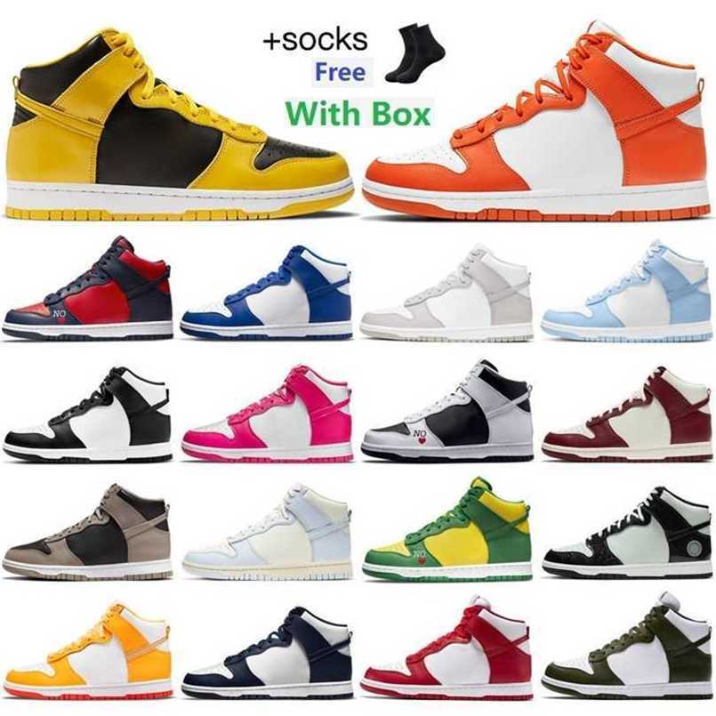 Designer SB Running Shoes Dunks High OG Sports Platform What The Black White All-Star Strawberry Cough Pink Prime Moon FossilZZ8G