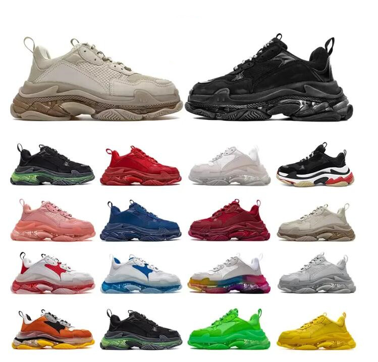 Designer triple s men women casual shoes sneakers platform black white grey red pink blue green Light Tan oreo mens trainers sports fashion tennis 36-45, 24
Designer triple s men women casual shoes sneakers platform black white grey red pink blue green Light Tan oreo mens trainers sports fashion tennis 36-45, 24