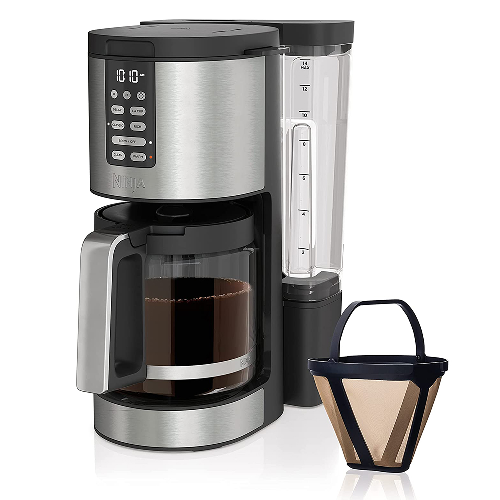 Ninja DCM201 14 Cup , Programmable Coffee Maker XL Pro with Permanent Filter Freshness Timer and Keep Warm
Ninja DCM201 14 Cup , Programmable Coffee Maker XL Pro with Permanent Filter Freshness Timer and Keep Warm