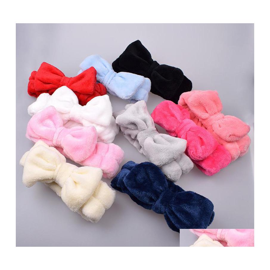 Hair Accessories Pure Color Coral Fleece Wash Face Bow Hairbands For Women Girls Headbands Headwear Bands Turban Drop Delivery Produc Dhlqu
Hair Accessories Pure Color Coral Fleece Wash Face Bow Hairbands For Women Girls Headbands Headwear Bands Turban Drop Delivery Produc Dhlqu