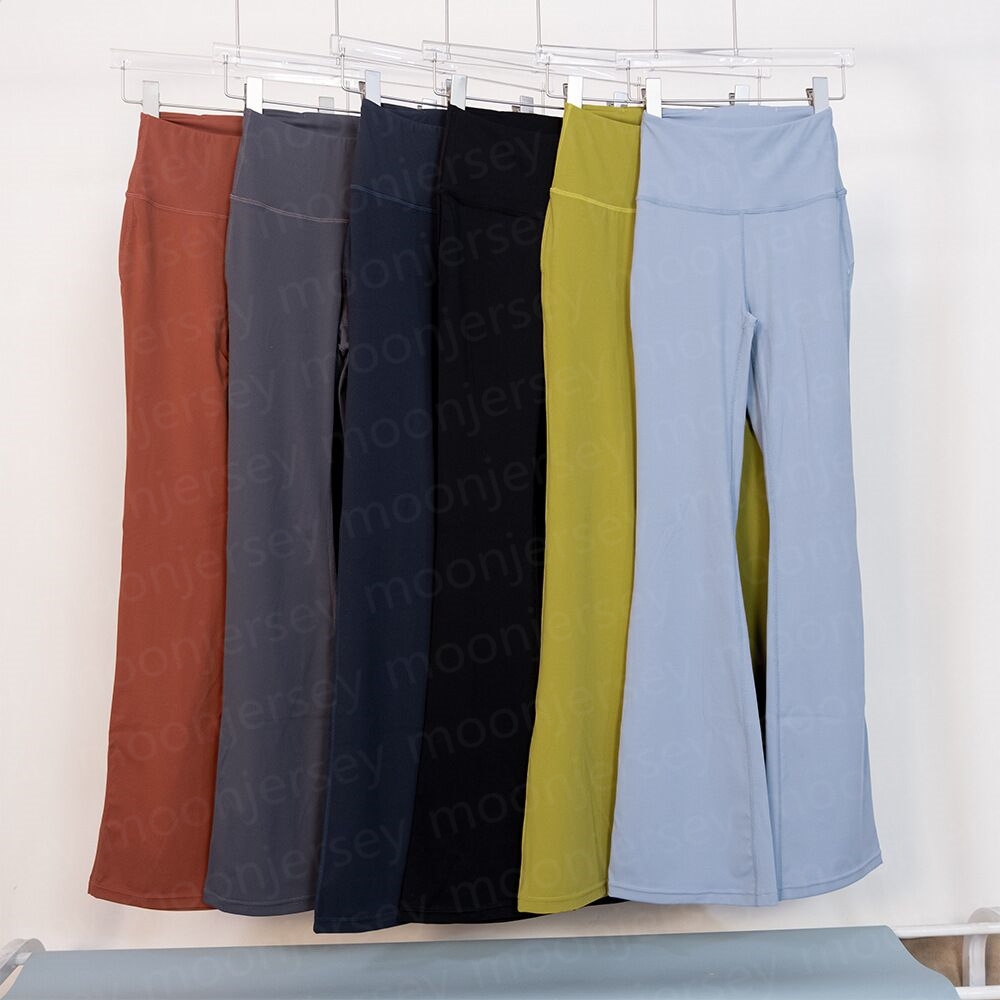 Top Quality Flared Pants for Women Fshion Designer Yoga Outwear Sports 21982