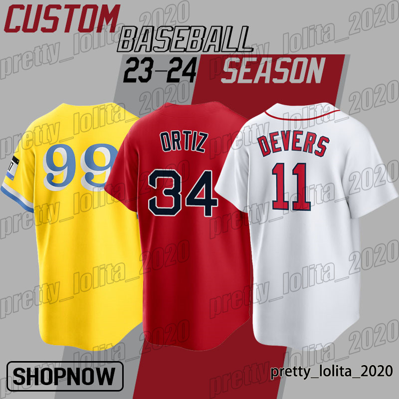 11 Rafael Devers Baseball Jersey Masataka Yoshida Justin Turner David Ortiz Corey Kluber Jerseys Reese McGuire Trevor Story Alex Verdugo Kenley Jansen, Man custom jersey (hw)
11 Rafael Devers Baseball Jersey Masataka Yoshida Justin Turner David Ortiz Corey Kluber Jerseys Reese McGuire Trevor Story Alex Verdugo Kenley Jansen, Man custom jersey (hw)