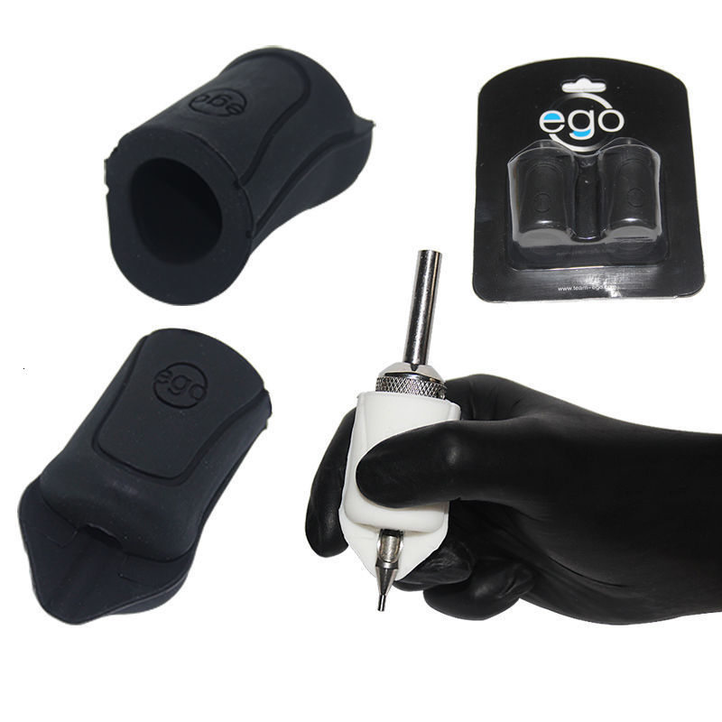 Other Tattoo Supplies 2PCS Ego Tattoo Grip Cover Color Random Import Soft Silicone High Quality Tattoo Rubber Grip For 25mm Tattoo Grips 230223