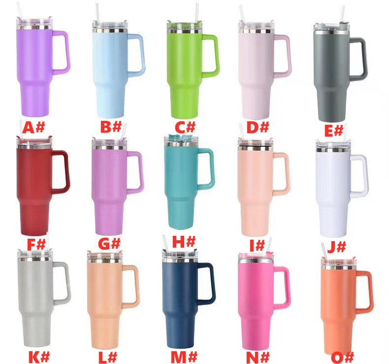 In stock!! 40oz Car Cups Tumbler With Handle Insulated Stainless steel Tumblers With Lids & Straw Travelling Coffee Mugs Thermos Cup A0047, Multi-color
In stock!! 40oz Car Cups Tumbler With Handle Insulated Stainless steel Tumblers With Lids & Straw Travelling Coffee Mugs Thermos Cup A0047, Multi-color