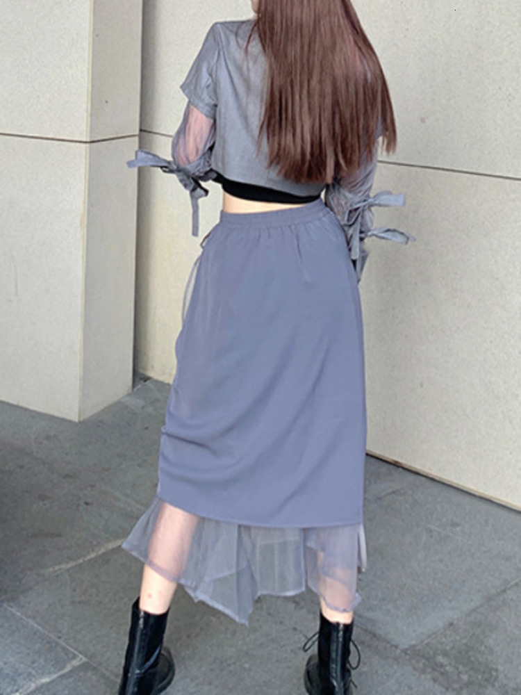 Two Piece Dress DEAT Fashion Women's 2 Pcs Set Notched Collar Single Button Spliced Lace Short Coat High Waist Pleated Skirt Spring 2023 17A6363 