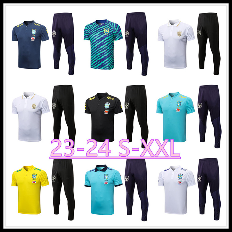 2023 BRASIL training soccer tracksuits sets Survetement RICHARLISON NERES COUTINHO L.PAQUETA PELE FIRMINO Jogging Short sleeve brazils men polo suit 23-24, Yellow
2023 BRASIL training soccer tracksuits sets Survetement RICHARLISON NERES COUTINHO L.PAQUETA PELE FIRMINO Jogging Short sleeve brazils men polo suit 23-24, Yellow