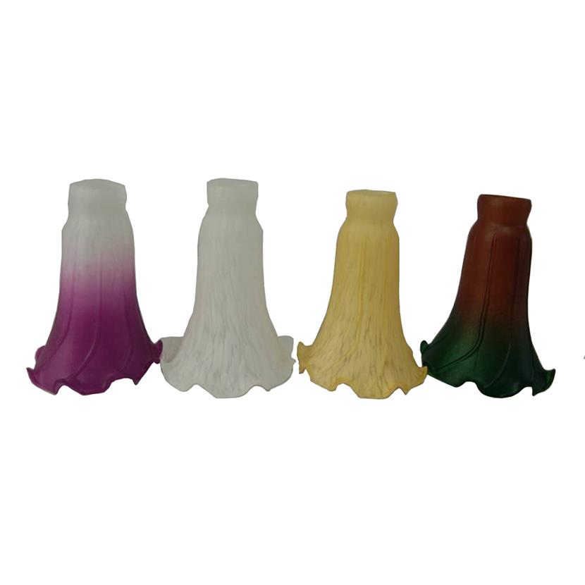 

E14 Pond Lily Glass Lampshade Replacement Lighting Accessories for talbe lamp wall lamp pendant lamp323F