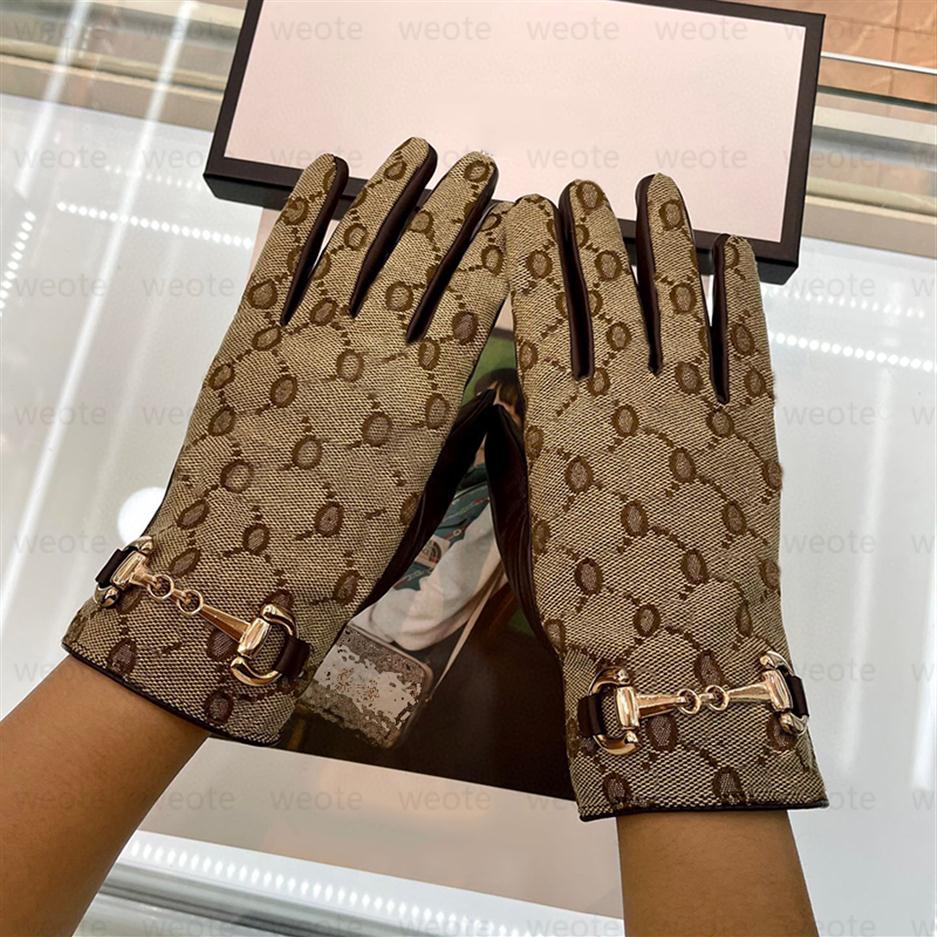 Women Designer Mitten Sheepskin Gloves With Box Winter Luxury Genuine Leather Brands BiG Fingers Glove Warm Cashmere Inside Touch Scree311l
Women Designer Mitten Sheepskin Gloves With Box Winter Luxury Genuine Leather Brands BiG Fingers Glove Warm Cashmere Inside Touch Scree311l