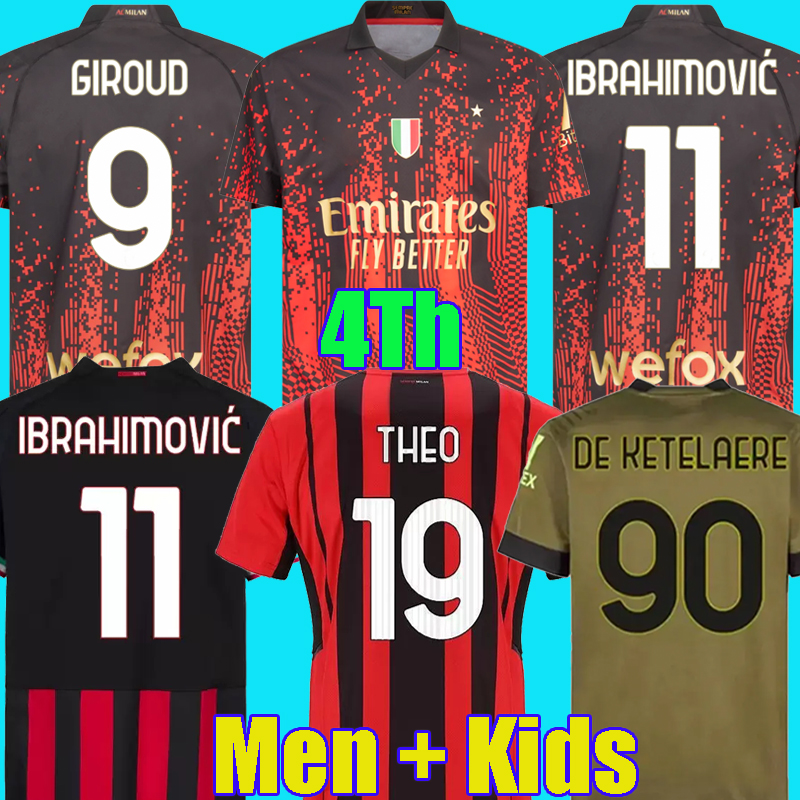22 23 soccer jerseys dest GIROUD TOMORI IBRAHIMOVIC KESSIE football shirt 2022 2023 TONALI BENNACER REBIC ROMAGNOLI LEAO 4th special Ac Milans men kids set, Men home sea
22 23 soccer jerseys dest GIROUD TOMORI IBRAHIMOVIC KESSIE football shirt 2022 2023 TONALI BENNACER REBIC ROMAGNOLI LEAO 4th special Ac Milans men kids set, Men home sea