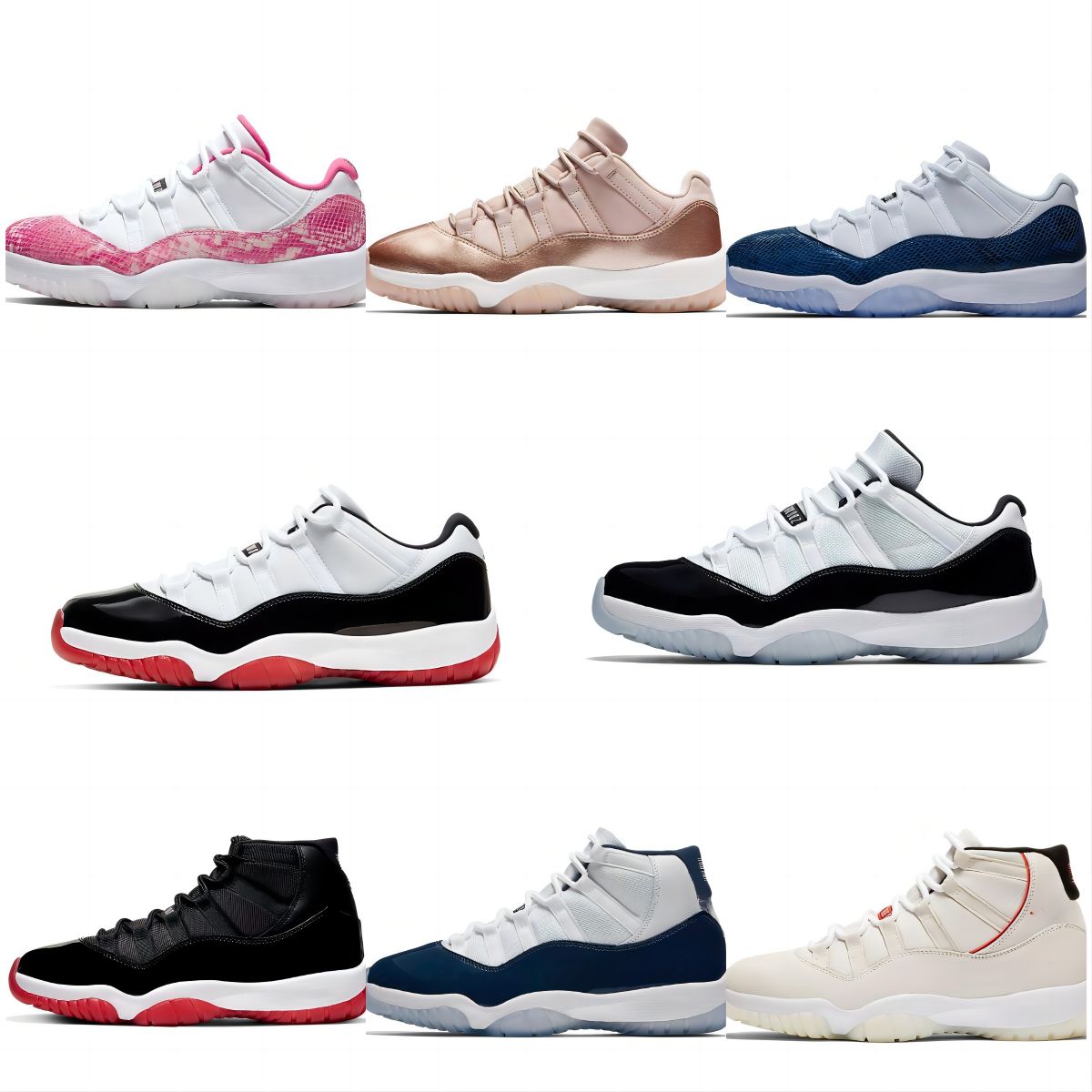 11 Jumpman 11s Basketball Shoes Sail Casual Shoes Mens Womens Cherry Cool Grey Concord Gamma University Blue Fire Red Oreo Bred Black Cat White with box Sneakers, A11-9
11 Jumpman 11s Basketball Shoes Sail Casual Shoes Mens Womens Cherry Cool Grey Concord Gamma University Blue Fire Red Oreo Bred Black Cat White with box Sneakers, A11-9