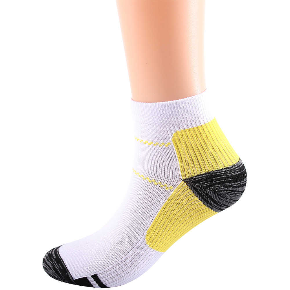 5PC Socks Hosiery Men Women Nylon Compression Socks Short Socks for Running Marathon Travel Sports Socks Z0221