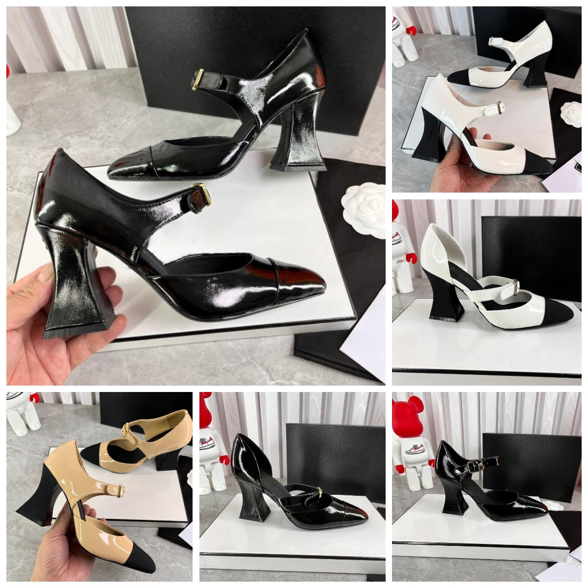 Open Shoes Black Designer Women High Heel Patent Leather Heels Party Heels Dress Sandals, Color4
Open Shoes Black Designer Women High Heel Patent Leather Heels Party Heels Dress Sandals, Color4