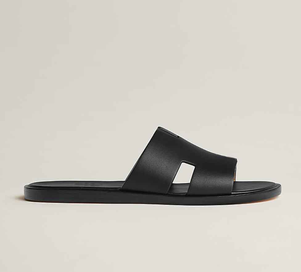 Izmir sandal Men summer sandal slipper flats genuine leather luxury design Comfortable leathers sandalies rubber sole summer black brown shoes luxury design