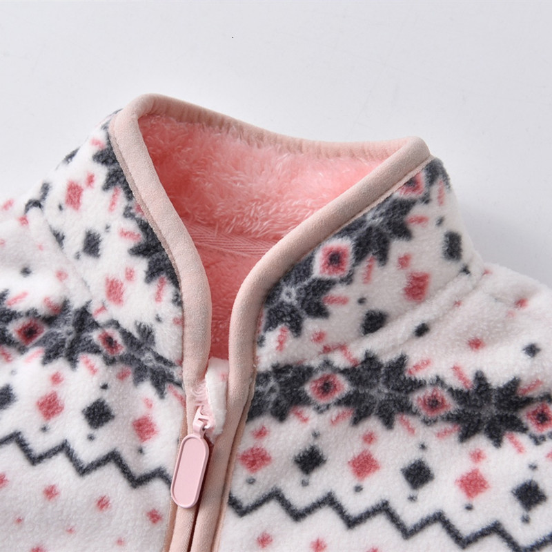 Hoodies Sweatshirts Spring Autumn Children Kids Polar Fleece Baby Girls Jackets Coats Soft Thick Warm 230222