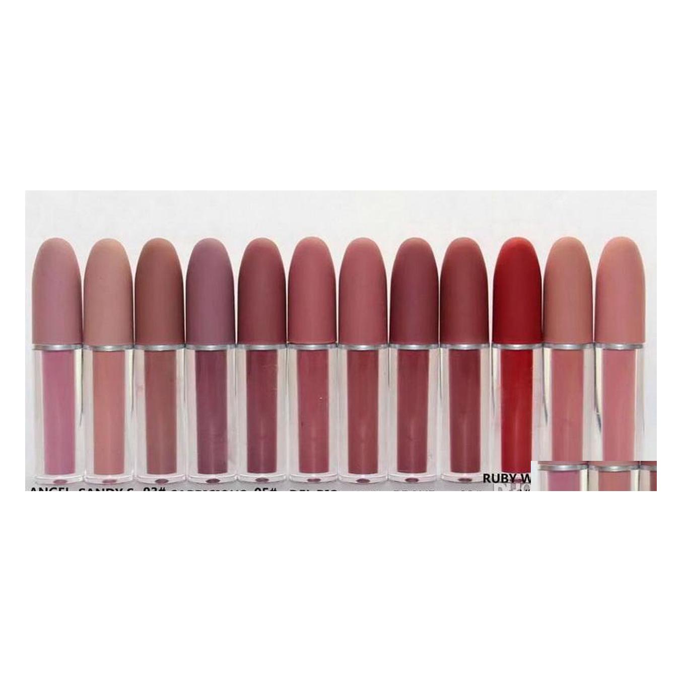 Lip Gloss Makeup Liquid Lipstick Natural Moisturizer 12 Different Color With English Coloris Make Up Lipgloss Drop Delivery Health B Dh8Ib, Randomly sended color
Lip Gloss Makeup Liquid Lipstick Natural Moisturizer 12 Different Color With English Coloris Make Up Lipgloss Drop Delivery Health B Dh8Ib, Randomly sended color