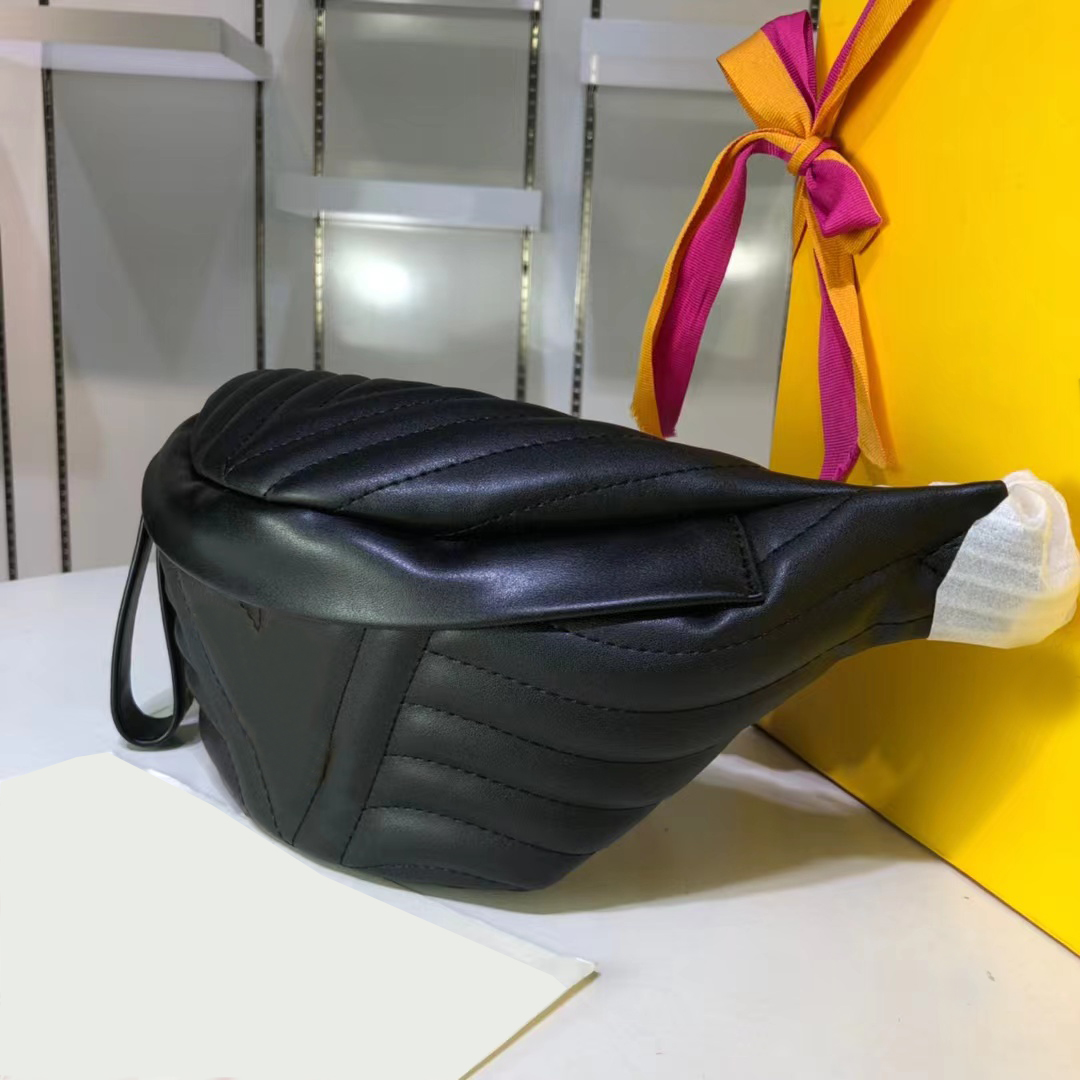 leather Chest backpack for womens fashion chest bags hot sell Waist Belt Unisex Zipper Mobile Phone Bag 53750