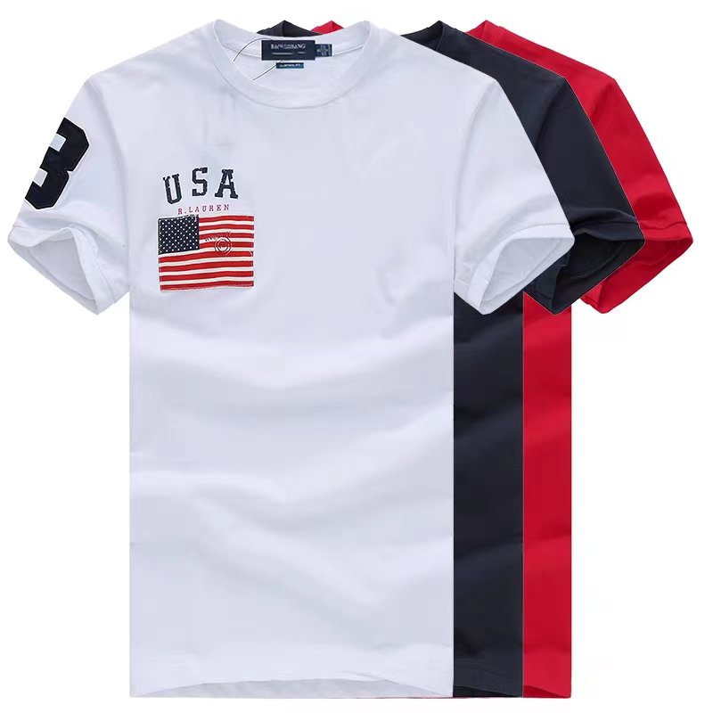Wholesale Summer New Polos Shirts European and American Men's Short Sleeves Casual Colorblock Cotton Large Size Embroidered Fashion T-Shirts, White
Wholesale Summer New Polos Shirts European and American Men's Short Sleeves Casual Colorblock Cotton Large Size Embroidered Fashion T-Shirts, White