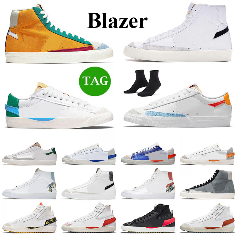 Mens Blazers Mid 77 Vintage Blazer Low Jumbo Women White Black Multi Suede Racer Blue White Indigo Pine Green Men Trainers Designer Platform Sneakers, Jumbo white orange
Mens Blazers Mid 77 Vintage Blazer Low Jumbo Women White Black Multi Suede Racer Blue White Indigo Pine Green Men Trainers Designer Platform Sneakers, Jumbo white orange