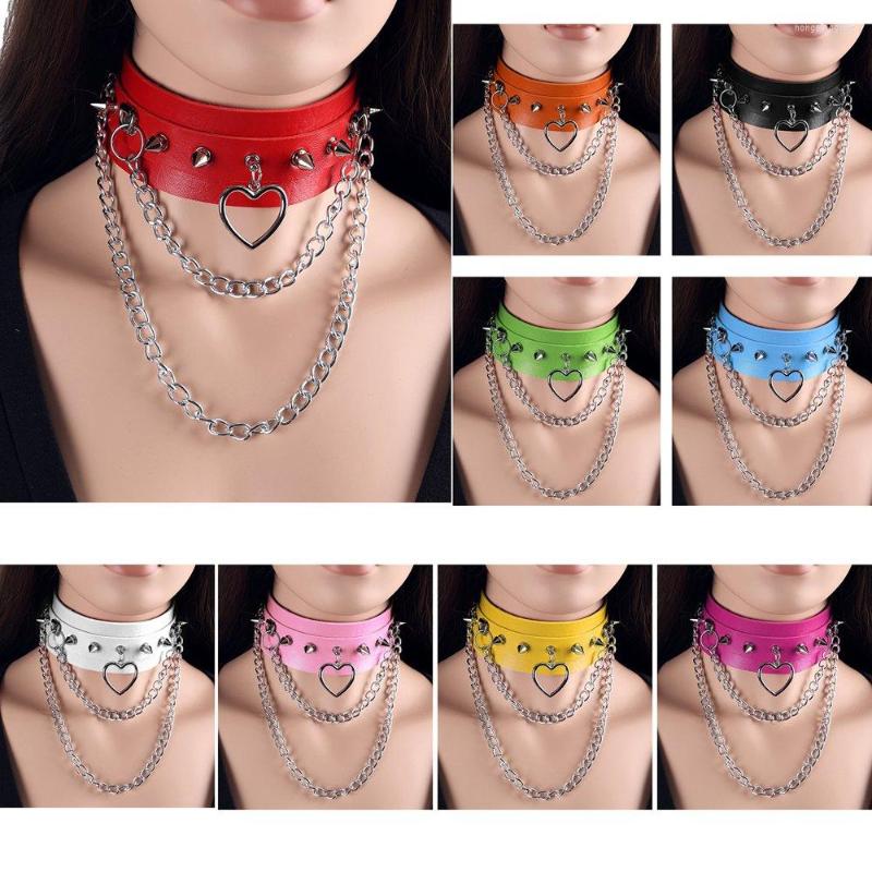 Garters Sexy Choker Punk Goth Collar Harness Women Lingerie Heart Pendant Accessory Studded Chunky Necklace Jewelry Chain Emo Rave Wear, White
Garters Sexy Choker Punk Goth Collar Harness Women Lingerie Heart Pendant Accessory Studded Chunky Necklace Jewelry Chain Emo Rave Wear, White