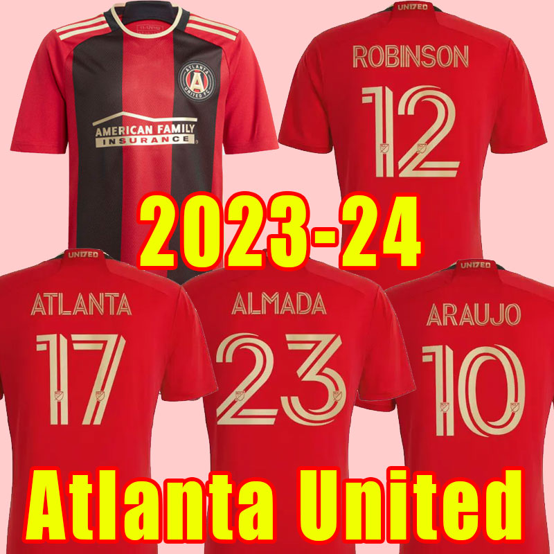 Atlanta United FC 23 24 MLS Soccer Jerseys 2023 2024 Home Maillots de foot MARTINEZ BARCO ROBINSON ARAUJO ALMADA Football shirt
Atlanta United FC 23 24 MLS Soccer Jerseys 2023 2024 Home Maillots de foot MARTINEZ BARCO ROBINSON ARAUJO ALMADA Football shirt