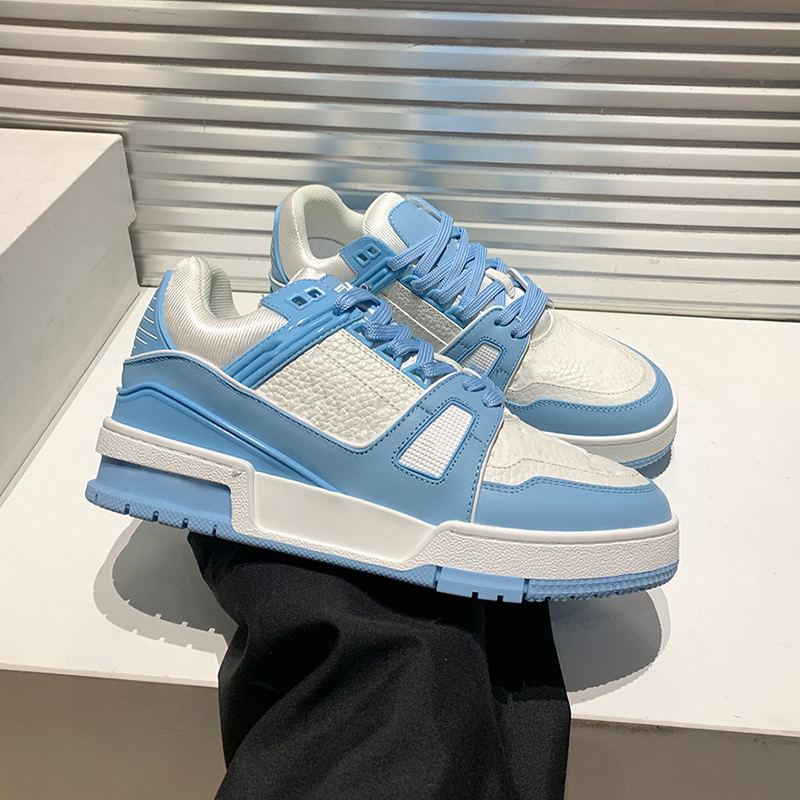 Designer Trainer Mens Women Casual Shoes Black White Denim Yellow Sky Blue Green Luxury Velvet Suede Fashion Men Sports Womens Sneakers, # 1
Designer Trainer Mens Women Casual Shoes Black White Denim Yellow Sky Blue Green Luxury Velvet Suede Fashion Men Sports Womens Sneakers, # 1