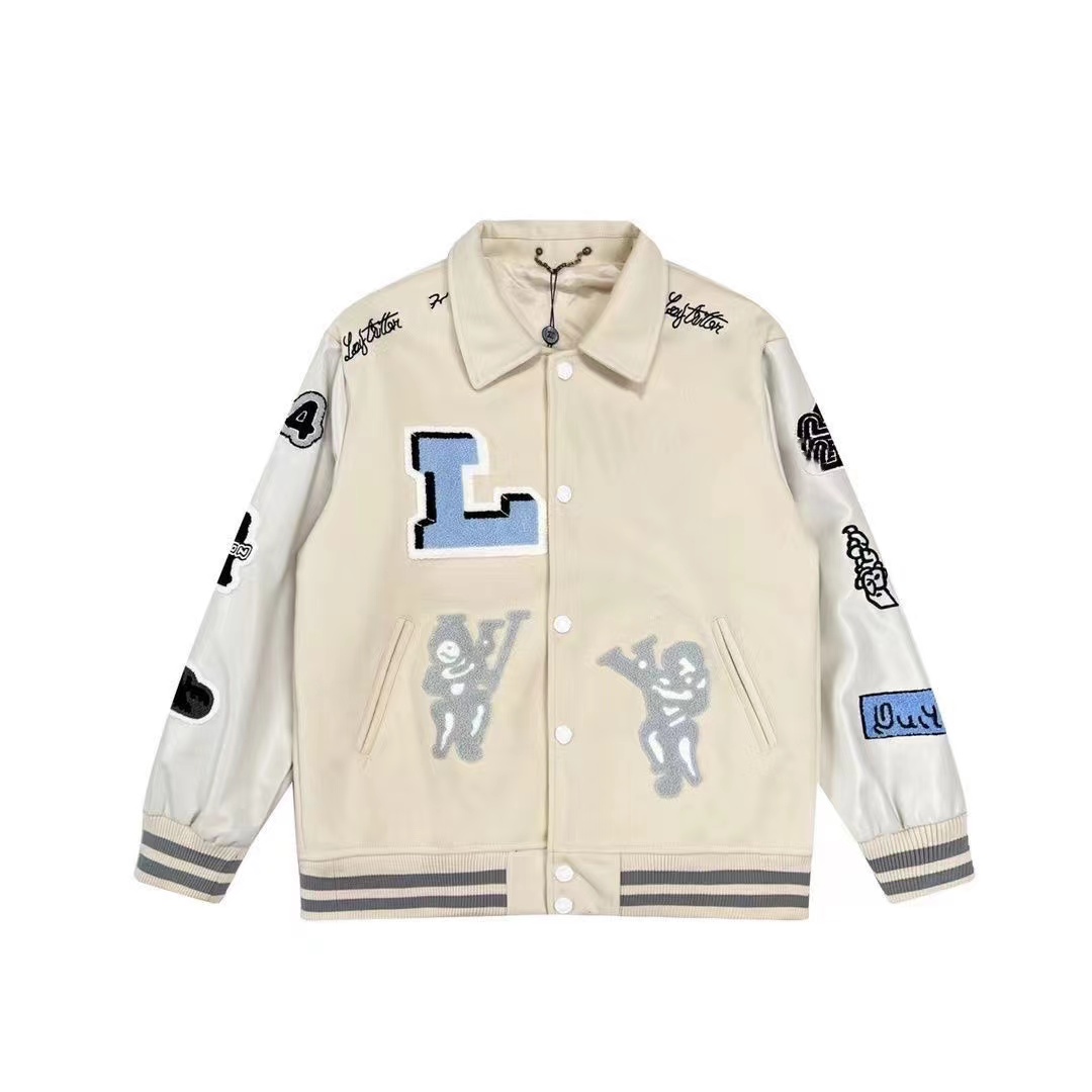 Men's Jackets Leather Baseball Jacket Fashion Varsity Bomber Sports Windbreaker Zipper Coats Outerwear Coat Size888, 14
Men's Jackets Leather Baseball Jacket Fashion Varsity Bomber Sports Windbreaker Zipper Coats Outerwear Coat Size888, 14