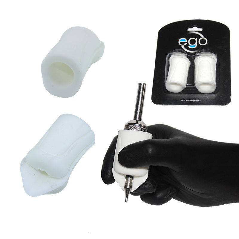 Other Tattoo Supplies 2PCS Ego Tattoo Grip Cover Color Random Import Soft Silicone High Quality Tattoo Rubber Grip For 25mm Tattoo Grips 230223