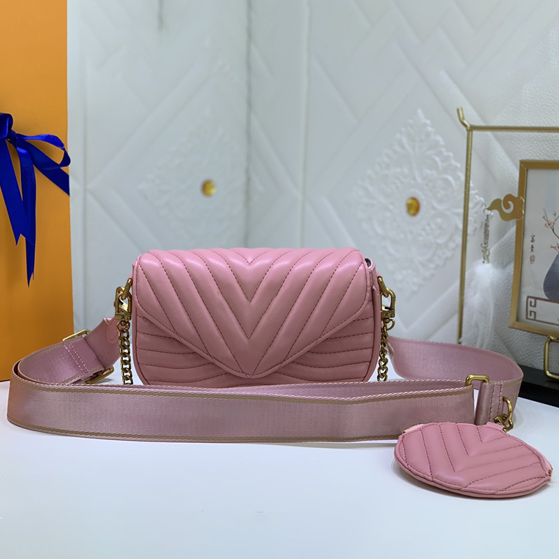 New wave Designer handbag Women Crossbody Bag Fashion Woman Leather Shoulder Bag Quilted Twin Sets Mini Handbag Chain Round Coin Purses Luxury Shoulder bags Purse, Pink
New wave Designer handbag Women Crossbody Bag Fashion Woman Leather Shoulder Bag Quilted Twin Sets Mini Handbag Chain Round Coin Purses Luxury Shoulder bags Purse, Pink