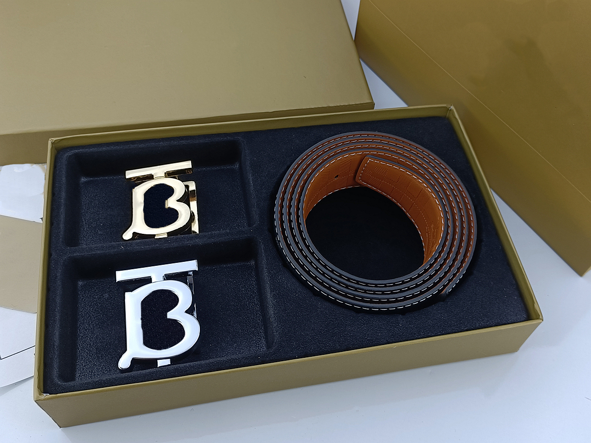 belts for jeans luxury design men twocolor embossing for doublesided use combination 3 8cm box size 105125cm