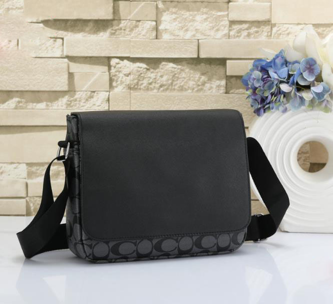 New men's bag crossbody bag single shoulder bag casual trend bag, Black
New men's bag crossbody bag single shoulder bag casual trend bag, Black