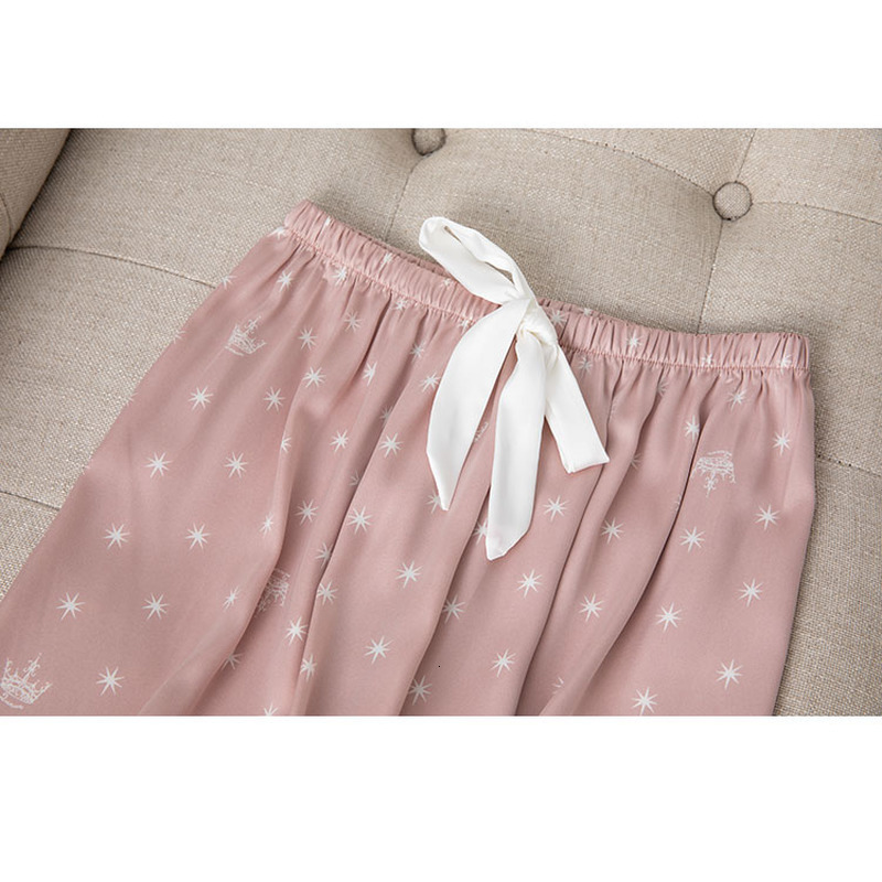 Women's Sleepwear QWEEK Women's Pajamas for Girls Home Suit Pyjama Satin Femme Sweetheart Lounge Set Polka Dot Pijamas Mujer Sleepwear Night