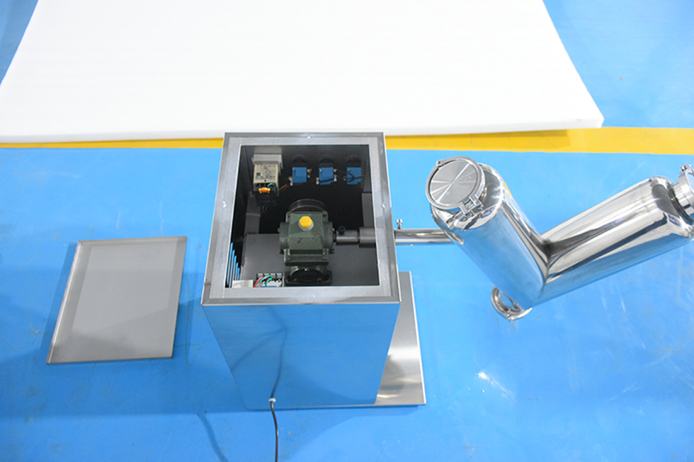 HNZXIB Laboratory V-High Speed Mixer Dry Powder Mixer Small Powder Mixer Mixer Lab Supplies 110V/220V