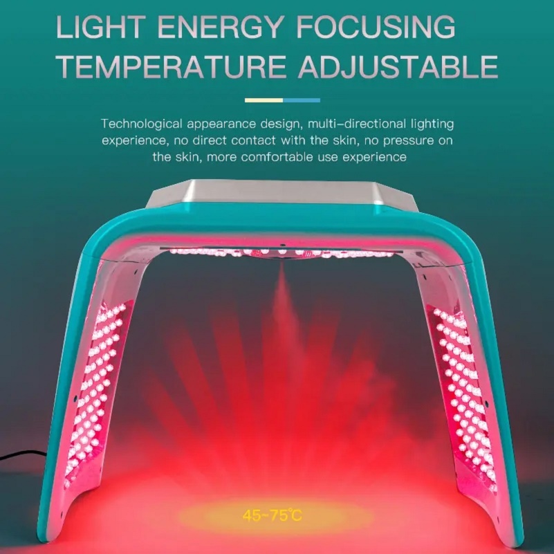 Hottest 7 color PDT LED red light therapy bed photon beauty color lights led photon therapy