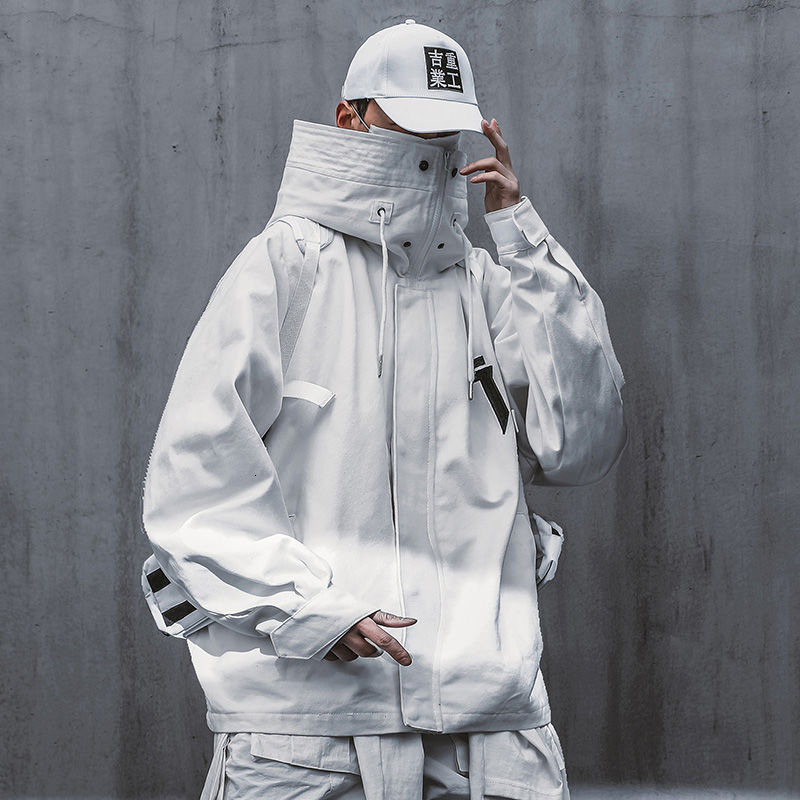 Men's Jackets Fashion Charge Clothes and Women Br Functional Wizard Hat Japanese Jacket Overalls Lovers Coat 230222