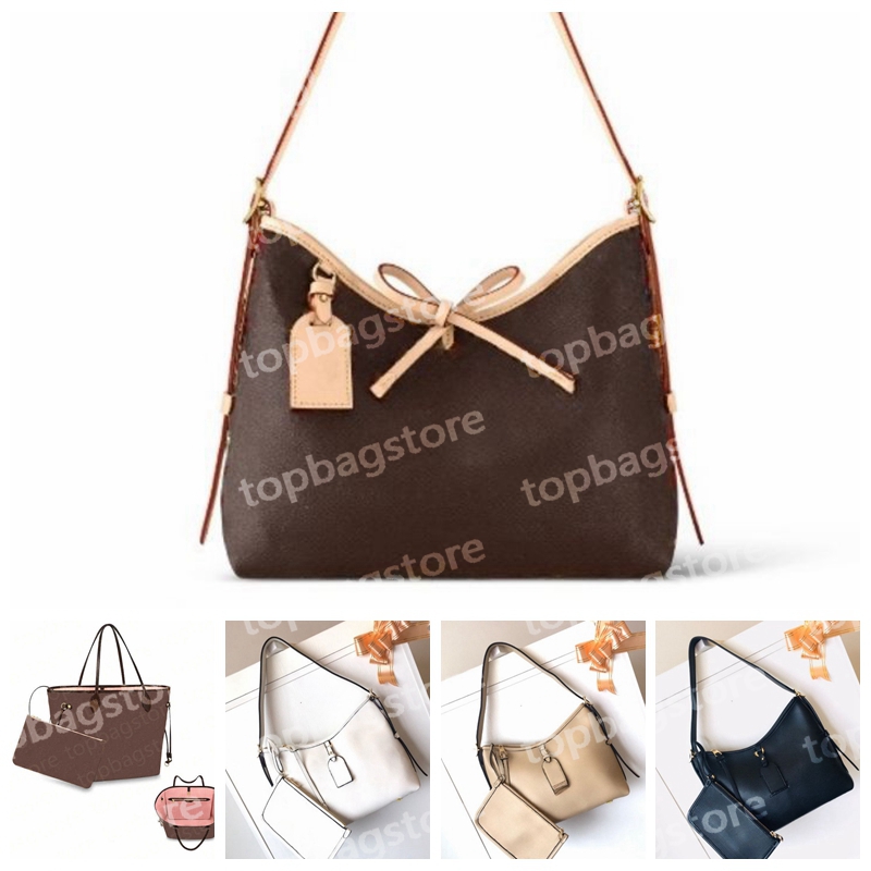 CARRYALL Tote Designer Womens Shoulder Bag the tote bag for women wallet With Zipper Pouch Wallet Carryalls Fashion Lady Handbags 2 Sets Shopping Purse