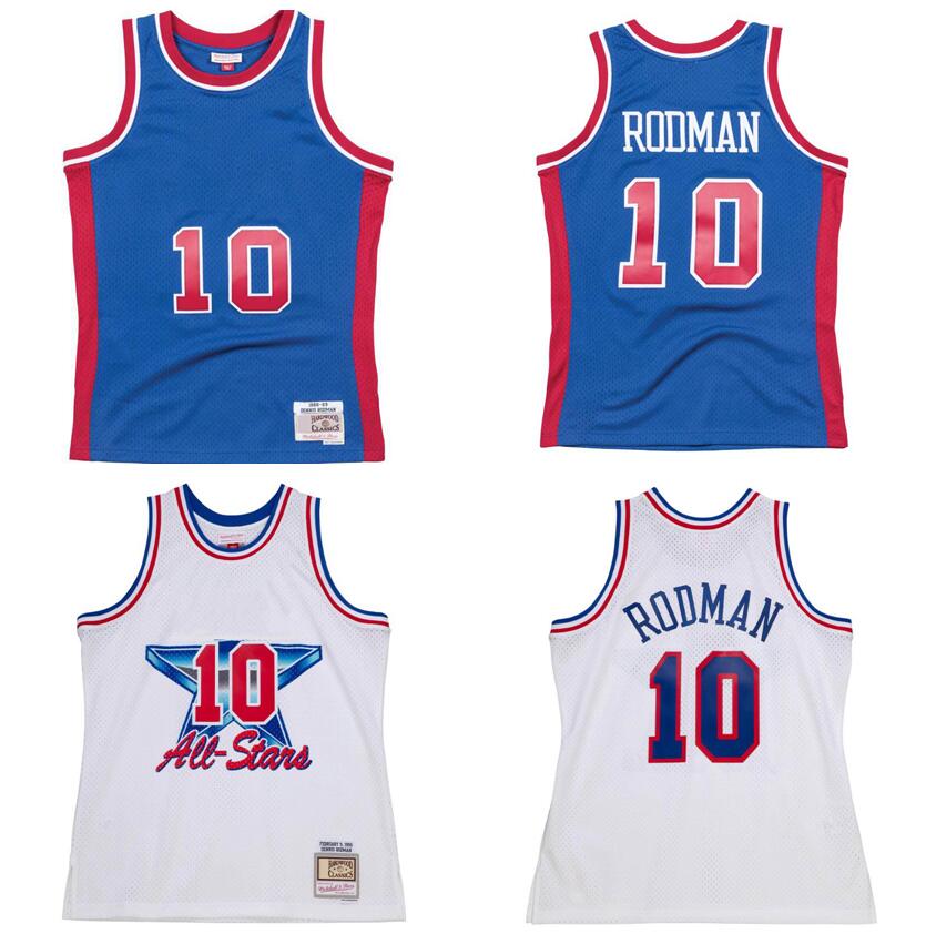 Dennis Rodman Stitched basketball Jersey S-6XL Mitchell Ness jersey 1988-89 Mesh Hardwoods Classics retro red blue white Men Women Youth jerseys 10, Stitched jersey
Dennis Rodman Stitched basketball Jersey S-6XL Mitchell Ness jersey 1988-89 Mesh Hardwoods Classics retro red blue white Men Women Youth jerseys 10, Stitched jersey