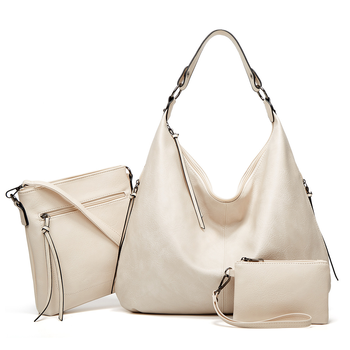 handbag large Fashion capacity women's three-piece design Tote bag