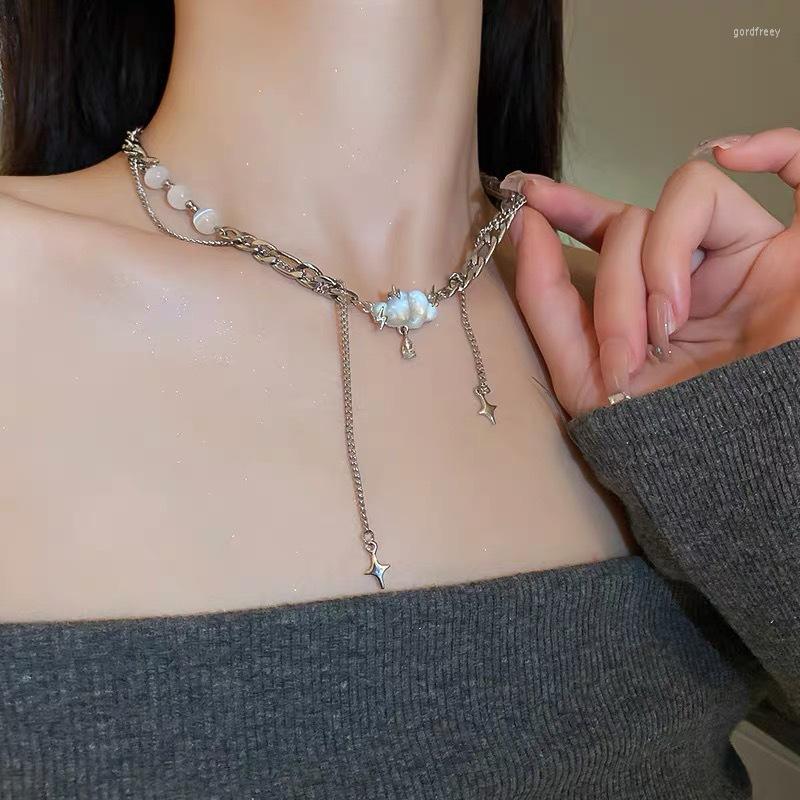 Chains White Opal Cloud Pendant Necklace Stud Earrings Ring Bracelet Jewelry Set Fashion Shiny Crystal Water Drops Y2K Accessories 90s
Chains White Opal Cloud Pendant Necklace Stud Earrings Ring Bracelet Jewelry Set Fashion Shiny Crystal Water Drops Y2K Accessories 90s