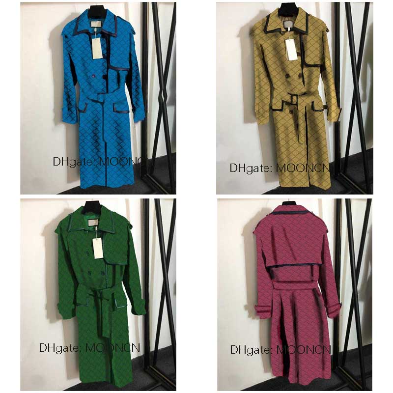 Luxury Womens Trench Coats Designer Women Windbreaker G Letter Print Jacket Loose Belt Coat Female Casual Long Trenchs Coat, Green
Luxury Womens Trench Coats Designer Women Windbreaker G Letter Print Jacket Loose Belt Coat Female Casual Long Trenchs Coat, Green
