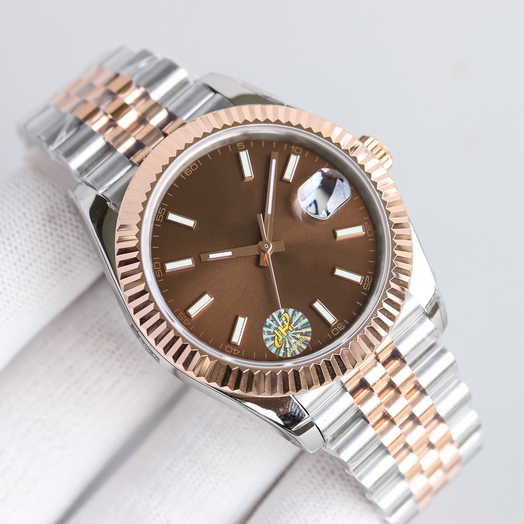 2023 luxury watches 2813 Mechanical Watch Gold mixed Rose Gold case dial Men Date just 36mm/41mm Sapphire Glass solid Clasp President Men Male sweeping Wristwatches, Only for make watch waterproof
2023 luxury watches 2813 Mechanical Watch Gold mixed Rose Gold case dial Men Date just 36mm/41mm Sapphire Glass solid Clasp President Men Male sweeping Wristwatches, Only for make watch waterproof