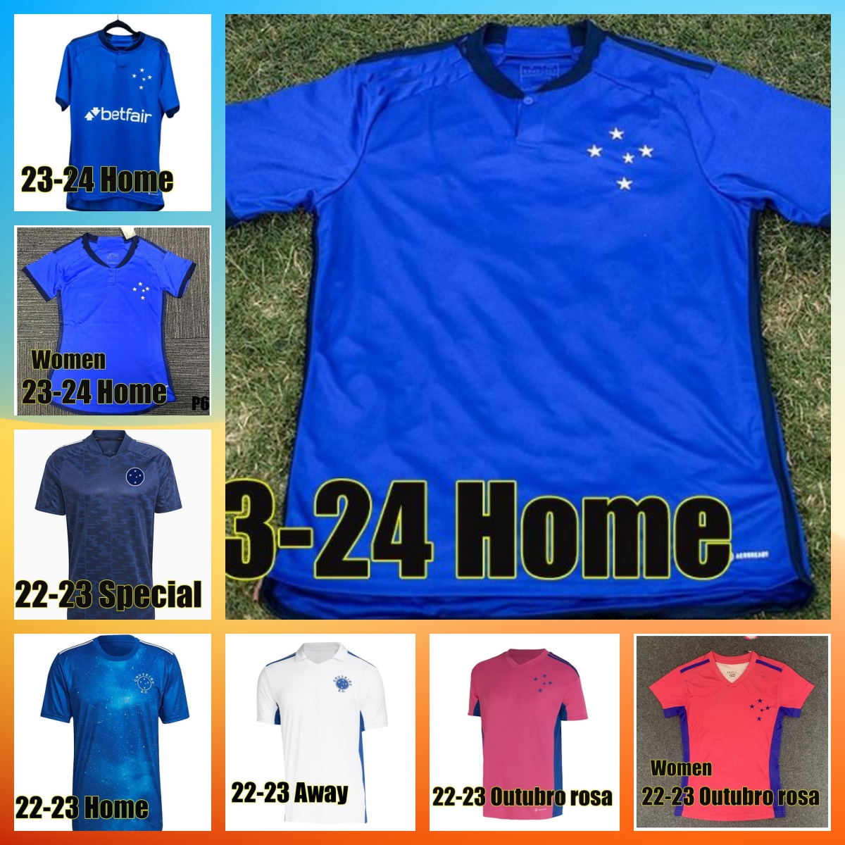 23/24 Cruzeiro Esporte Clube Home Newest soccer jerseys outubro rosa version 2022 2023 GIOVANNI EDU BRUNO JOSE 1993 94 retro football jersey camisa Kits sock sets, 11
23/24 Cruzeiro Esporte Clube Home Newest soccer jerseys outubro rosa version 2022 2023 GIOVANNI EDU BRUNO JOSE 1993 94 retro football jersey camisa Kits sock sets, 11