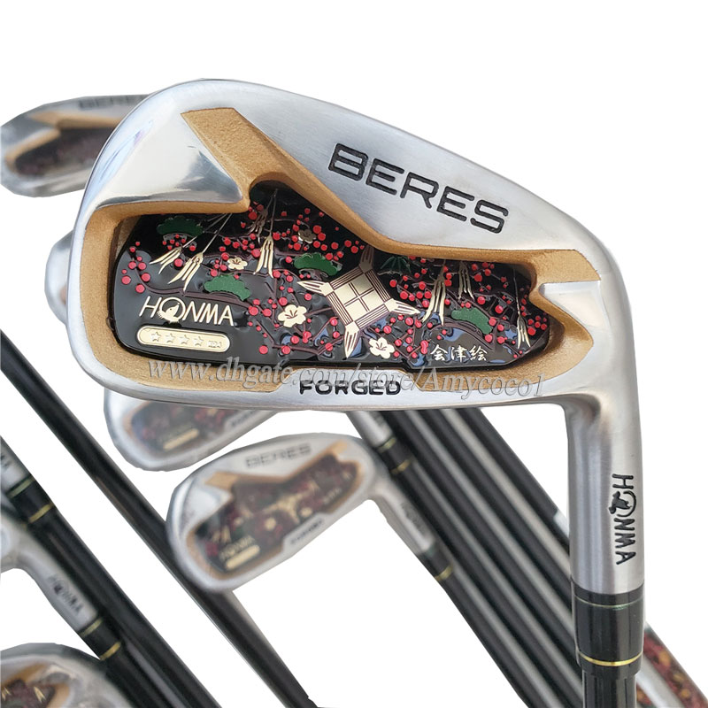 Golf Clubs Men HONMA BERES S-08 Complete Set of Clubs Right Handed Golf Wood Irons Putter and Graphite Shaft/Steel Shaft R or S Flex No Bag