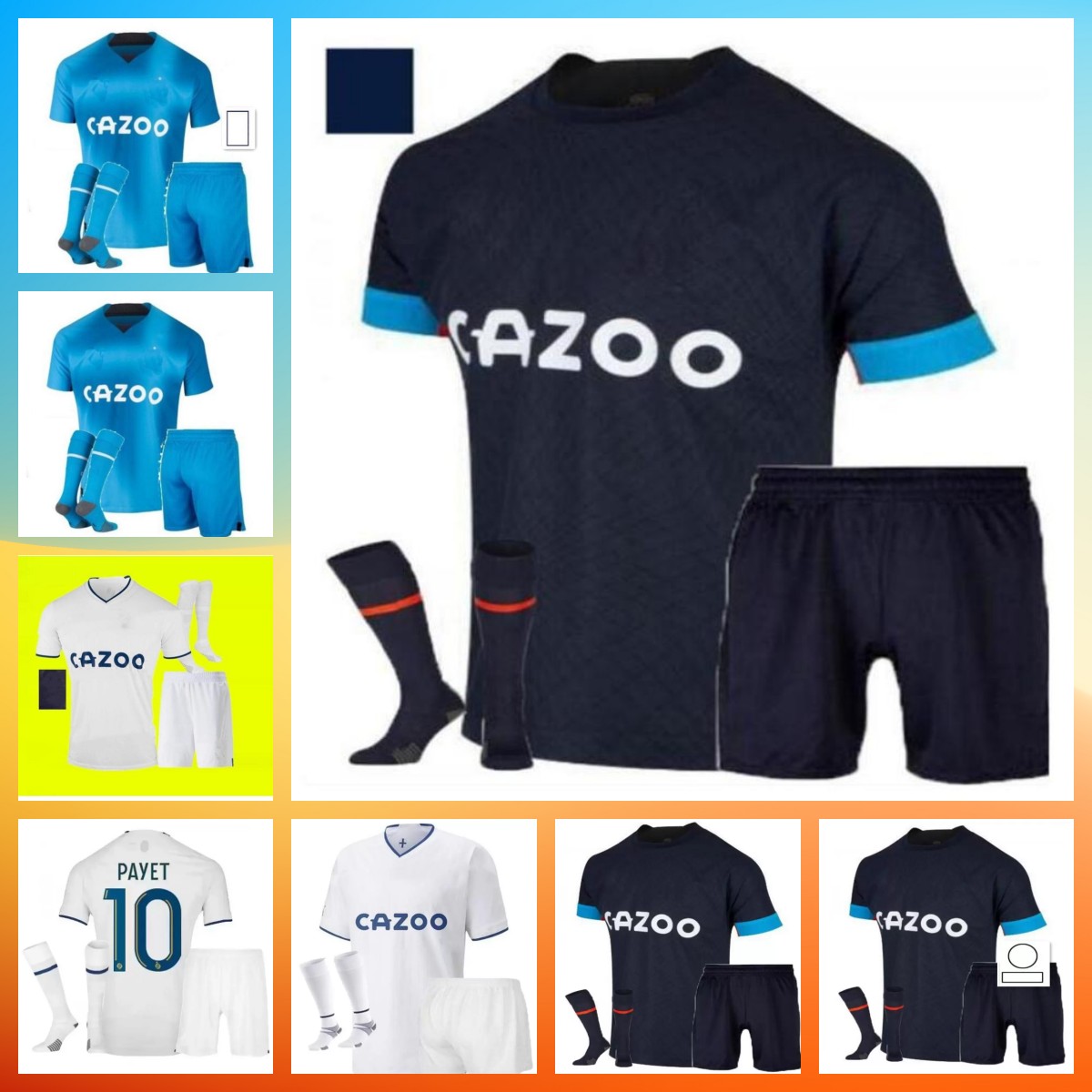 Marseilles ALEXIS Soccer jerseys 2022 2023 OM Maillot Foot CUISANCE GUENDOUZI PAYET GERSON CLAUSS UNDER KONRAD KAMARA 22 23 MILIK Football shirt adult kids kit, 02
Marseilles ALEXIS Soccer jerseys 2022 2023 OM Maillot Foot CUISANCE GUENDOUZI PAYET GERSON CLAUSS UNDER KONRAD KAMARA 22 23 MILIK Football shirt adult kids kit, 02