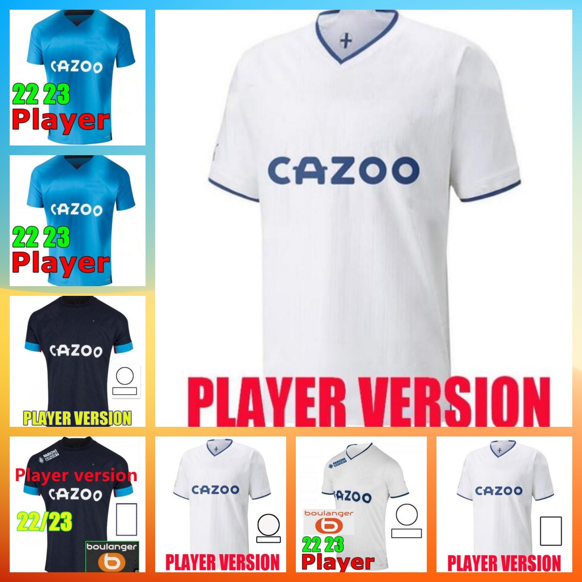 Player version 22 23 Marseilles soccer jerseyS 2022 2023 OM maillot foot Alexis PAYET CLAUSS ALEXIS GERSON GUENDOUZI MILIK UNDER VERETOUT CUISANCE football shirt, 12
Player version 22 23 Marseilles soccer jerseyS 2022 2023 OM maillot foot Alexis PAYET CLAUSS ALEXIS GERSON GUENDOUZI MILIK UNDER VERETOUT CUISANCE football shirt, 12