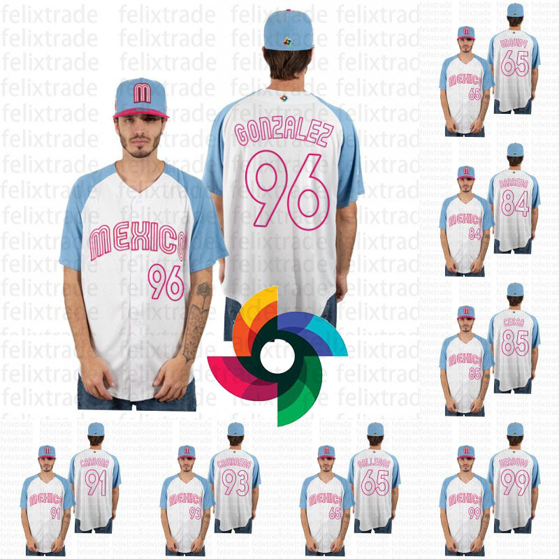 Felipe Gonzalez Mexico 2023 World Baseball Classic WBC Jersey Austin Barnes Alex Verdugo Felipe Gonzalez Jose Cardona Manny Barreda Javier Assad Giovanny Gallegos, 65 giovanny gallegos
Felipe Gonzalez Mexico 2023 World Baseball Classic WBC Jersey Austin Barnes Alex Verdugo Felipe Gonzalez Jose Cardona Manny Barreda Javier Assad Giovanny Gallegos, 65 giovanny gallegos