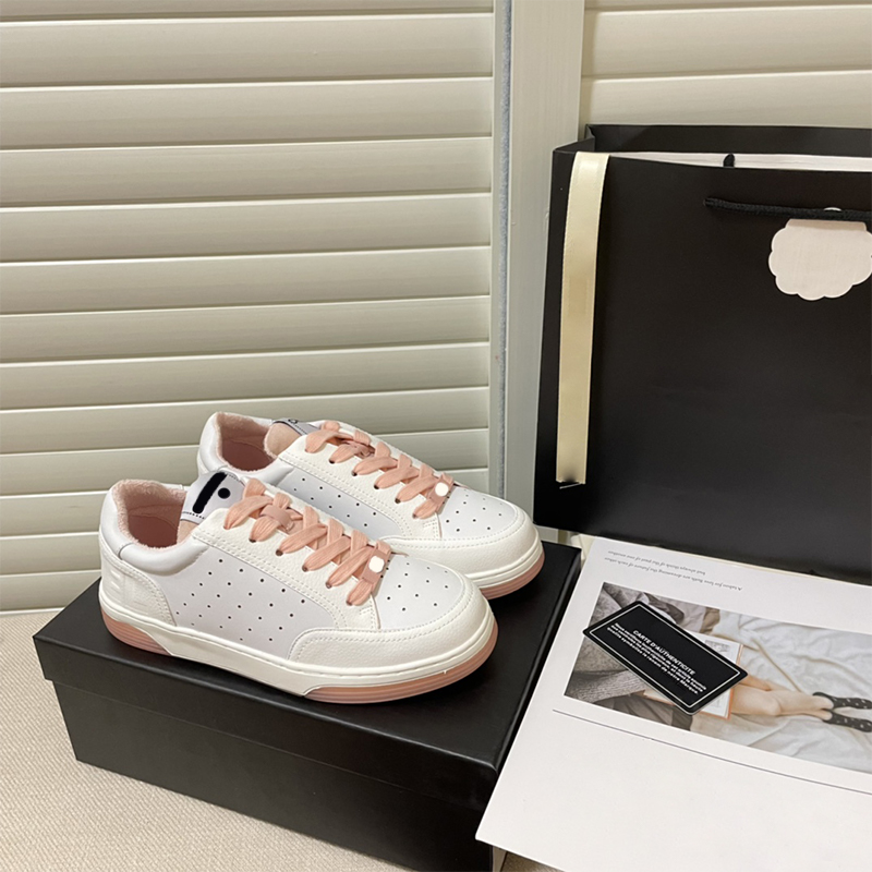 Designer Sneakers Calfskin Casual Shoes Vintage Trainers Stylist Sneaker Patchwork Leisure Shoe Lace-up Print