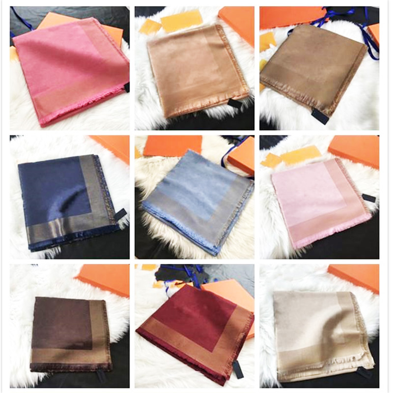 Stylish Women Cashmere Scarf Full Letter Printed gold thread Scarves Soft Touch Warm Wraps With Tags Autumn Winter Shawls