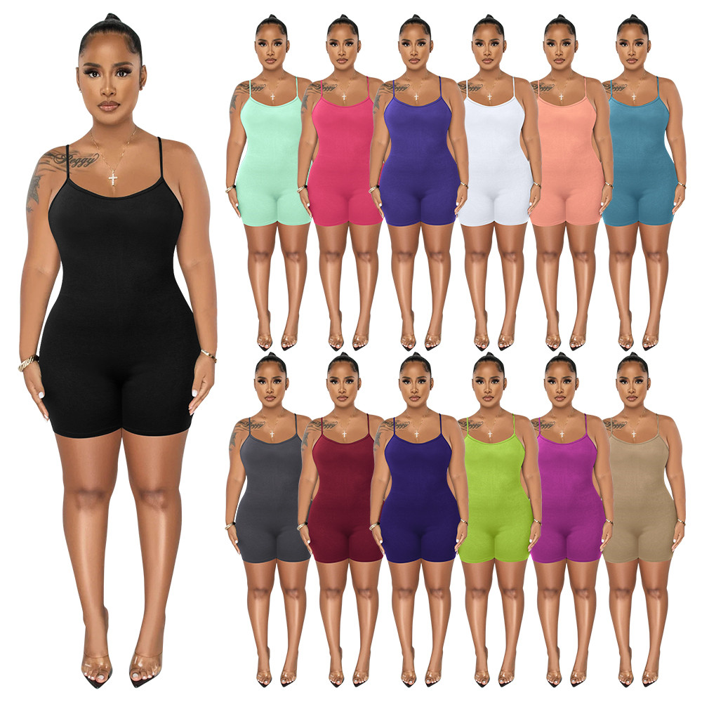 2023 Designer Sexy Rompers Women Summer Sleeveless Spaghetti Straps Jumpsuits Casual Solid V Neck Bodycon Playsuits Night Club Wear Overalls Wholesale items 9334, Mix color(pls remark colors if need)
2023 Designer Sexy Rompers Women Summer Sleeveless Spaghetti Straps Jumpsuits Casual Solid V Neck Bodycon Playsuits Night Club Wear Overalls Wholesale items 9334, Mix color(pls remark colors if need)